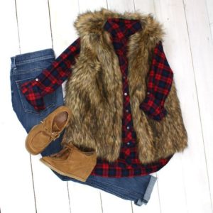 fur vest