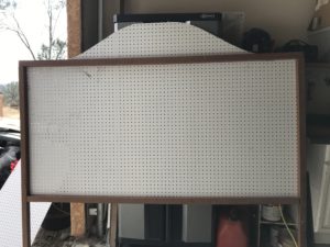 back of headboard