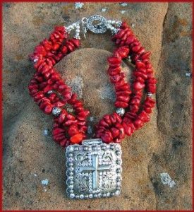 red coral necklace